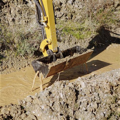 clean out bucket for mini excavator|ditching buckets for mini excavators.